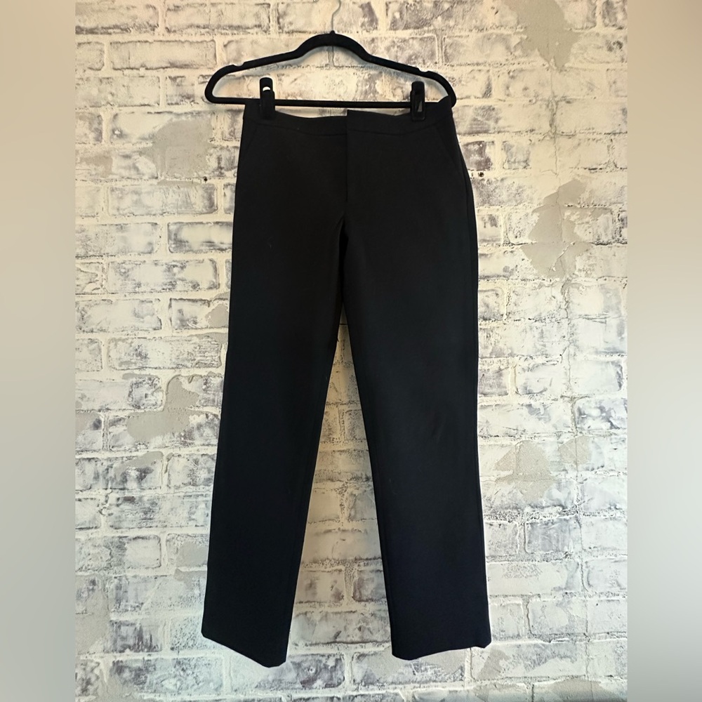 Vince Cropped Fitted Black Trouser - Picture 4 of 11